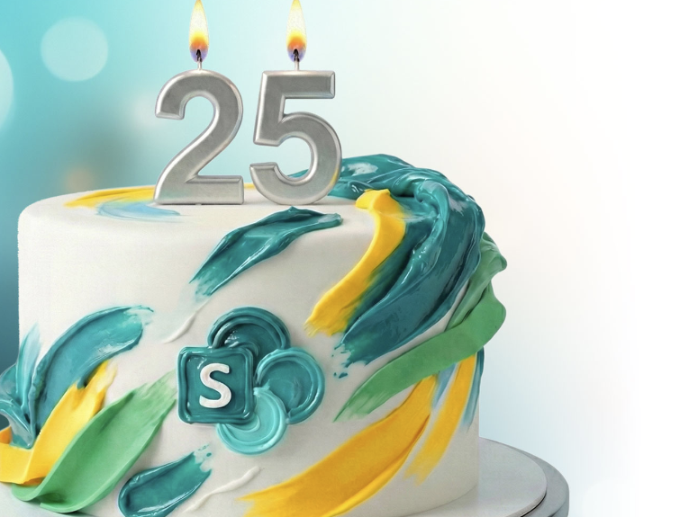 SharePoint 25 Years Birthday Cake